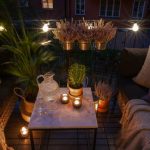 illuminate your balcony at night